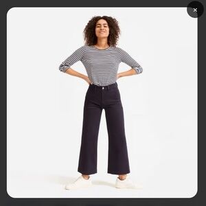 Everlane Dark Blue Flare Jeans
